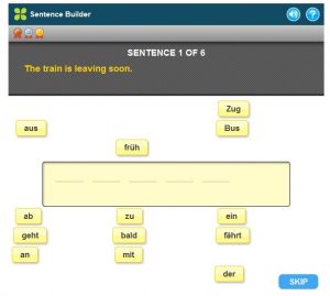 Living Language Sentence Builder