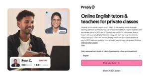 Find Tutors Explore Page