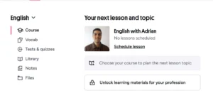 Learn Dashboard 6 Menus
