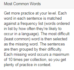 Most Common Words Explanation