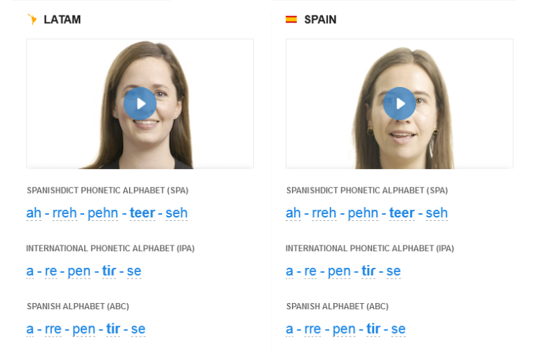 SpanishDict Pronunciation Videos