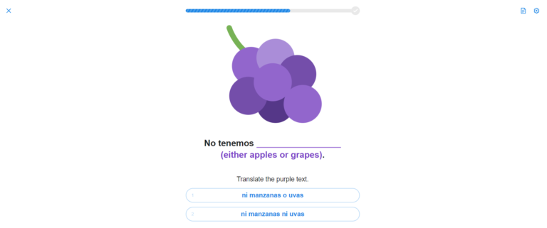 SpanishDict Grammar Wrong Correct Answer