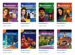 SpanishDict List of Available Textbooks