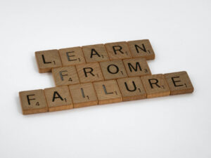 Learn From Failure Word Blocks