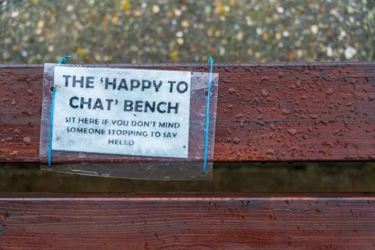 The Happy To Chat Bench