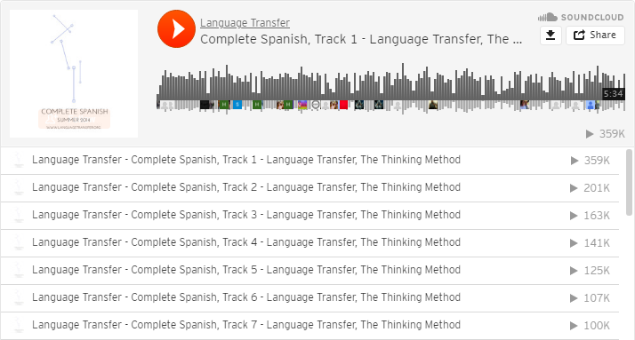 Language Transfer Podcast Lists