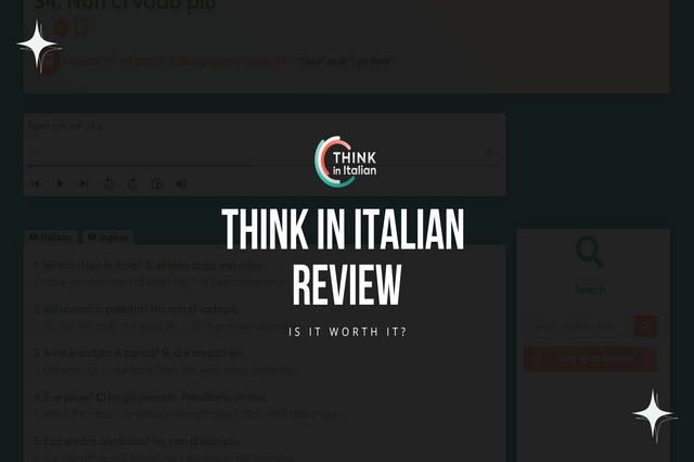 You are currently viewing Is Think In Italian Worth It – The Review