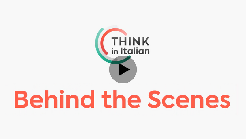 Think In Italian Preview Video Image Overlay
