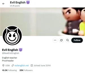 Evil English