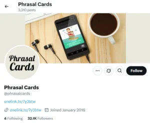 Phrasal Cards